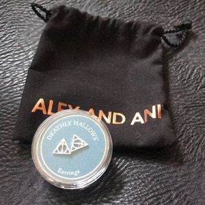 Alex and Ani Harry Potter Deathly Hallows earrings